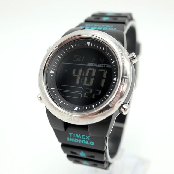 Relic by Fossil Black Digital Watch 42mm Alarm Chrono Timer w New Battery - Picture 1 of 15